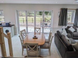 open plan dinig area